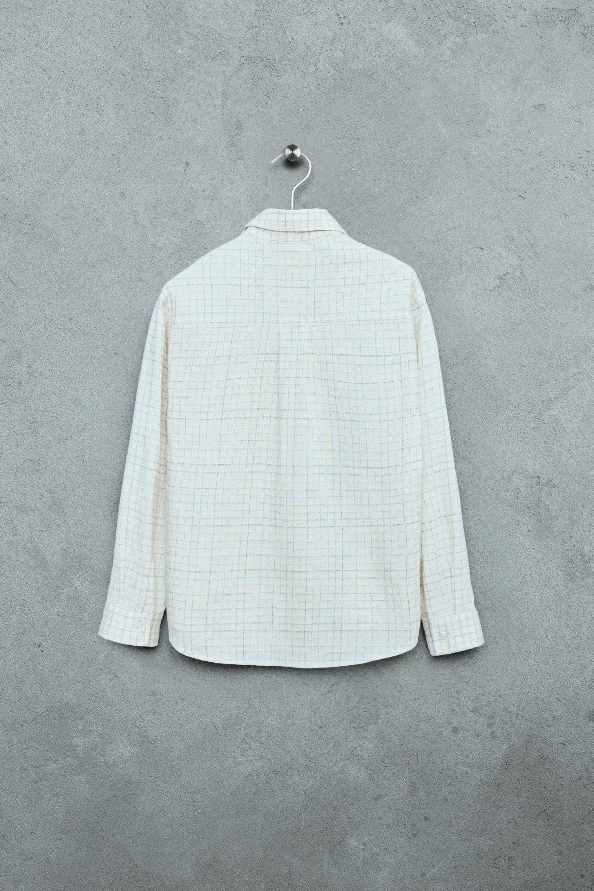 STORIESZ - CHEMISE À CARREAUX EN COTON ET LIN